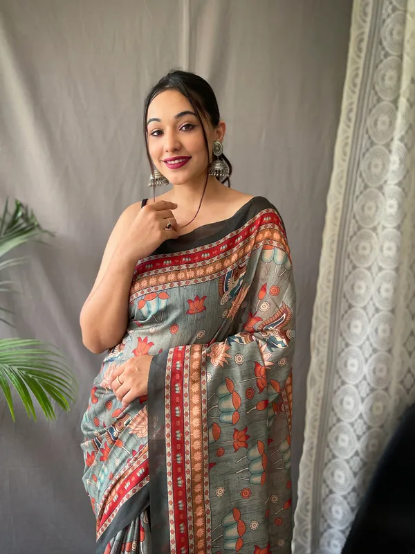 Pearl_River_Grey_Pure_Malai_Cotton_Sarees_with_Digital_Printed_Work_With_Blouse_Piece_Attached
